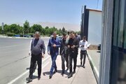 ببینید|بازدید معاون حمل‌ونقل اداره کل و رییس اداره حراست از پايانه مسافربري شهيد کلانتری همزمان با نزدیک شدن به مراسم وداع و تشييع رهبر شهید امت