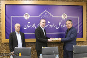 مراسم تکریم و معارفه سرپرست راهداری اداره کل راه و شهرسازی لارستان