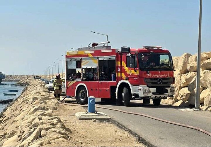 مانور مشترک اطفای حریق در بندر کنگان بدون اطلاع‌رسانی قبلی برگزار شد