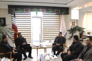 ببینید | دیدار مدیر کل راهداری و حمل و نقل جاده ای استان البرز با مدیر کل راه و شهرسازی استان البرز