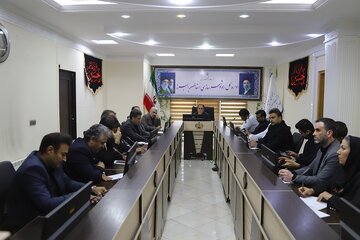 برگزاری جلسه هماهنگی دستگاه‌های شورای هماهنگی وزارت راه و شهرسازی استان البرز برای برنامه‌ریزی مراسم تشییع پیکر رهبر شهید