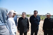 ببینید| تداوم  ساخت پل کمربندی سوسنگرد در مسیر تردد زوار اربعین حسینی منتهی به مرز چزابه (طریق الحسین)