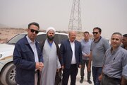 بازدید مدیرکل راه و شهرسازی فارس از پروژه‌های راهسازی و نهضت ملی مسکن بوانات