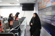 ببینید| حضور وزیر راه و شهرسازی در قرارگاه مرکزی حمل ونقل جاده ای و مدیریت راه‌های کشور