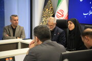 ببینید| حضور وزیر راه و شهرسازی در قرارگاه مرکزی حمل ونقل جاده ای و مدیریت راه‌های کشور