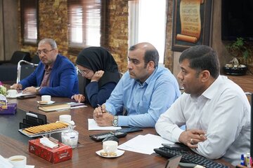 جلسه دیدار مدیرکل ثبت اسناد با مدیر کل راه و شهرسازی بوشهر