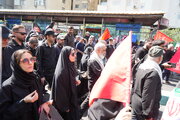 ببینید | حضور وزیر راه و شهرسازی در مراسم تشییع پیکر رهبر شهید ایران