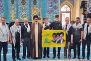 گزارش تصویری| ورود زائران ترکیه برای شرکت 
در مراسم تشییع رهبر شهید انقلاب از پایانه مرزی بازرگان