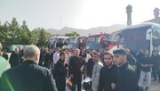ویدیو | اعزام زائران با ناوگان حمل‌ونقل عمومی مسافربری استان لرستان به مراسم تشییع رهبر شهید انقلاب