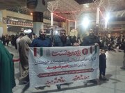 ببینید| حضور کاروان شورای هماهنگی راه و شهرسازی خوزستان در آیین بدرقه آقای شهید ایران در میان جمعیت عظیم مردم قم در مسجد مقدس جمکران