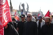 بدرقه «قائد شهید»؛ میعادگاهِ ارادت کارکنان راه و شهرسازی آذربایجان‌غربی