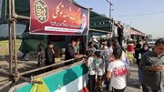 برپایی موکب شهید توکلی اداره‌کل راه و شهرسازی استان قزوین در مسیر بدرقه رهبر شهید