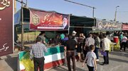 برپایی موکب شهید توکلی اداره‌کل راه و شهرسازی استان قزوین در مسیر بدرقه رهبر شهید