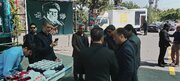 ببینید | برپایی موکب شورای هماهنگی راه و شهرسازی استان البرز به مناسبت تشییع پیکر رهبر شهید ایران