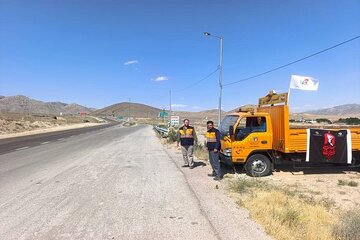 ببینید| حضور میدانی راهداران خراسان شمالی در روزهای وداع با قائد شهید امت