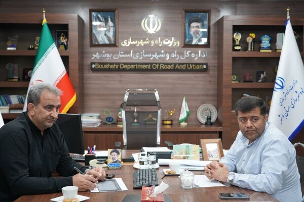 نشست مشترک مدیر کل راه و شهرسازی بوشهر با مدیر کل بنیاد بوشهر