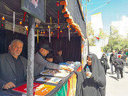 ببینید | حضور گسترده بنیاد مسکن خراسان رضوی در موکب خدمت‌رسانی مراسم وداع و تشییع رهبر شهید انقلاب اسلامی