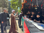 ببینید | حضور گسترده بنیاد مسکن خراسان رضوی در موکب خدمت‌رسانی مراسم وداع و تشییع رهبر شهید انقلاب اسلامی