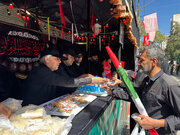ببینید | حضور گسترده بنیاد مسکن خراسان رضوی در موکب خدمت‌رسانی مراسم وداع و تشییع رهبر شهید انقلاب اسلامی