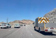 حصضور گشت های راهداری خراسان جنوبی در مسیر خدمت رسانی به عزاداران مراسم تشییع پیکر مطهر رهبر