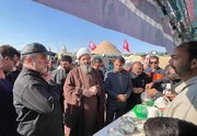 بازدید استاندار خراسان جنوبی از موکب خدمت‌رسانی راهداری و حمل‌ونقل جاده‌ای استان