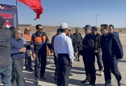 بازدید استاندار خراسان جنوبی از موکب خدمت‌رسانی راهداری و حمل‌ونقل جاده‌ای استان