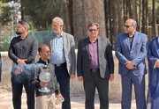 آیین بدرقه کاروان خدمت رسان به زائران امام شهید در مشهد مقدس اعزامی از خراسان جنوبی