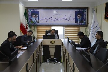 ببینید | برگزاری جلسه شورای معاونین اداره‌کل راه و شهرسازی استان البرز
