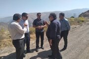 ببینید|بازدید معاون فنی و راه های روستایی بهمراه روسای ادارات راه روستایی و راهداری طالقان از پروژه‌های روکش آسفالت شهرستان طالقان