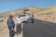 ببینید|بازدید معاون فنی و راه های روستایی بهمراه روسای ادارات راه روستایی و راهداری طالقان از پروژه‌های روکش آسفالت شهرستان طالقان