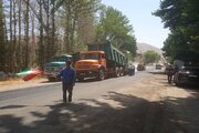 ببینید | عملیات لکه گیری و روکش آسفالت محور کردان محدوده میدان کردان تا ابتدای بلوار شهدای بانوصحرا حوزه راهداری شهرستان ساوجبلاغ