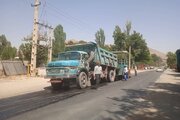 ببینید | عملیات لکه گیری و روکش آسفالت محور کردان محدوده میدان کردان تا ابتدای بلوار شهدای بانوصحرا حوزه راهداری شهرستان ساوجبلاغ