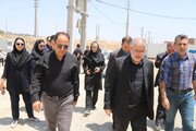 ببینید | بازدید استاندار البرز از پروژه نهضت ملی مسکن ماهدشت