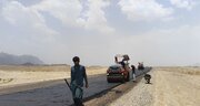 ببینید| آغاز عملیات آسفالت ۲۶ کیلومتر بزرگراه در شمال سیستان وبلوچستان