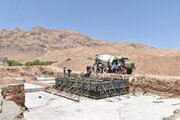 عملیات اجرایی تقاطع غیرهمسطح بیمارستان خرداد مهدیشهر استان سمنان