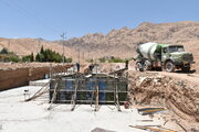 عملیات اجرایی تقاطع غیرهمسطح بیمارستان خرداد مهدیشهر استان سمنان