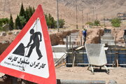 عملیات اجرایی تقاطع غیرهمسطح بیمارستان خرداد مهدیشهر استان سمنان