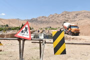 عملیات اجرایی تقاطع غیرهمسطح بیمارستان خرداد مهدیشهر استان سمنان