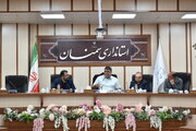 سومین جلسه کارگروه امور زیربنایی استان سمنان