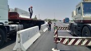 استقرار ۳۰ نیوجرسی در محور کهورستان - لار برای ارتقای ایمنی تردد