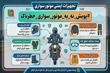اطلاع نگاشت| پویش نه به موتورسواری خطرناک در استان گیلان