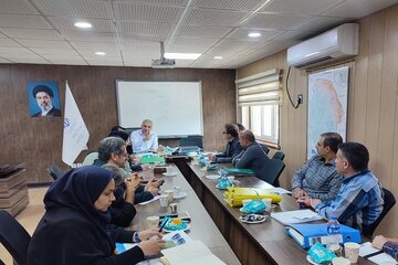بررسی و پیگیری برنامه اجرایی سال ۱۴۰۵ سازمان ملی زمین و مسکن در خوزستان
