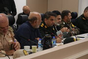 برگزاری جلسه ستاد اربعین حسینی(ع) استان خوزستان با حضور قائم‌مقام وزیر کشور و دبیر ستاد مرکزی اربعین حسینی در پایانه مرزی چذابه
