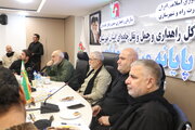 برگزاری جلسه ستاد اربعین حسینی(ع) استان خوزستان با حضور قائم‌مقام وزیر کشور و دبیر ستاد مرکزی اربعین حسینی در پایانه مرزی چذابه