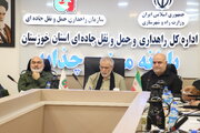 برگزاری جلسه ستاد اربعین حسینی(ع) استان خوزستان با حضور قائم‌مقام وزیر کشور و دبیر ستاد مرکزی اربعین حسینی در پایانه مرزی چذابه