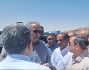 ببینید| بازدید استاندار به همراه جمعی از مسئولان سیستان و بلوچستان از عملیات ساخت بزرگراه زاهدان- خاش