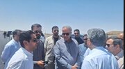 ببینید| بازدید استاندار به همراه جمعی از مسئولان سیستان و بلوچستان از عملیات ساخت بزرگراه زاهدان- خاش