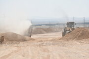 استمرار اجرای عملیات آماده سازی در شهرک هکتاری نهضت ملی مسکن سمنان