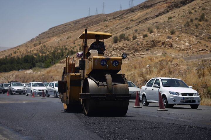 بهسازی و روکش آسفالت کمربندی شهر شیراز