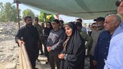 ببینید| حضور فرزانه صادق وزیر راه و شهرسازی در محل شهادت شهدای دانش آموز مدرسه شجره طیبه میناب در پی حملات ارتش کودک کش آمریکایی